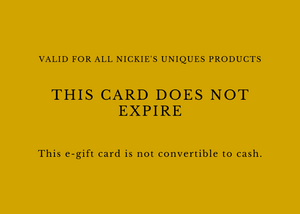 Nickie's Uniques Gift Card